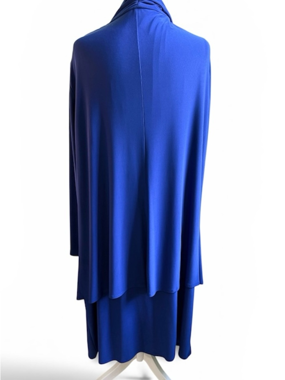 Women’s Long Sleeve Royal Blue Cocktail Dress 1X - Picture 2 of 13